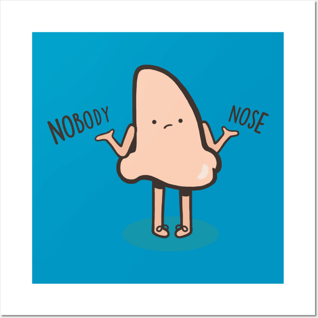 Nobody Nose Wall Art by RiLi